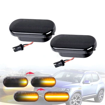 

2Pcs LED Dynamic Side Indicator Marker Signal Light Lamp Sequential Flashing Light For VW MK4 Jette Bora Golf 3 4 Lupo Passat