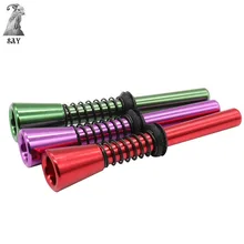 SY 1pc New Aluminum alloy Smoke Metal Pipes Portable 99mm Vanilla tobacco Smoking Tobacco Pipes