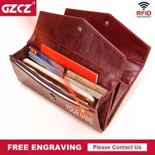 

RFID New Fashion Women Wallets Long Style Multi-functional Wallet Purse Fresh Leather Female Large Capacity Clutch Card Holder