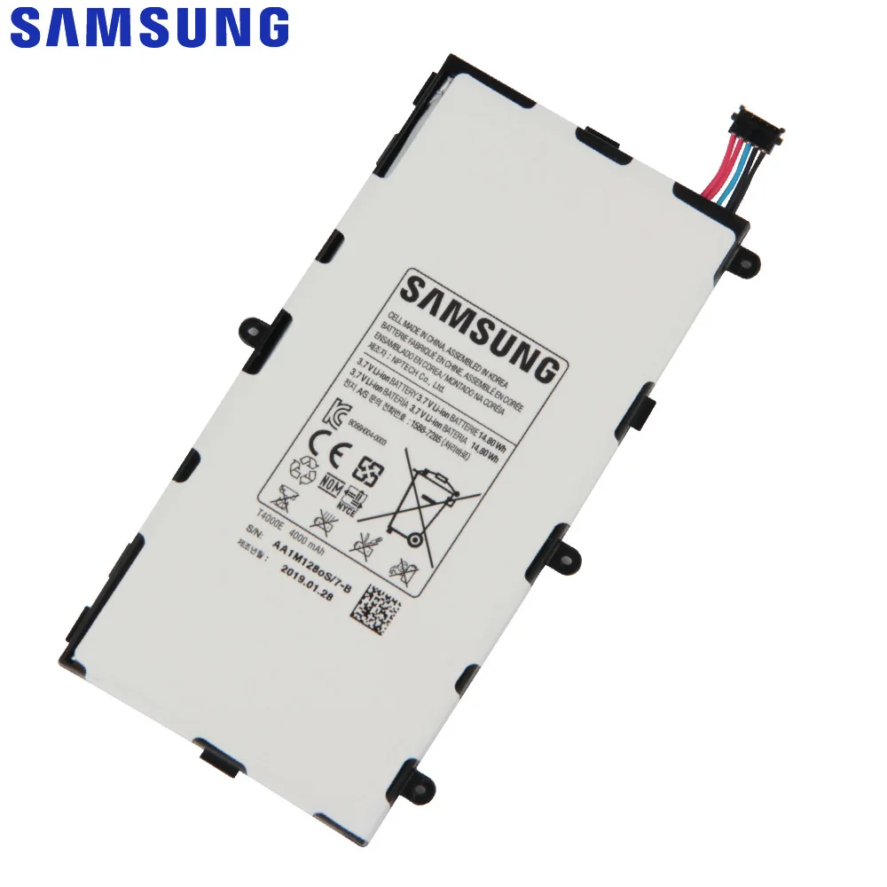Оригинальный сменный аккумулятор SAMSUNG T4000E T4000C T4000U для Samsung GALAXY Tab3 7 0 T210 T211 T217A T2105 4000