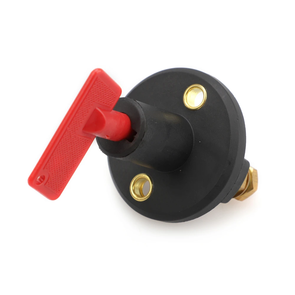 12v Racing 300A Battery Isolation Kill Switch Cut-off Breaker Marine Red Removable Key - Image 6