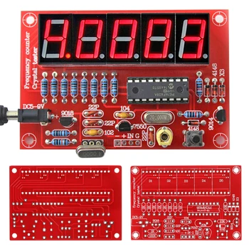 

1Hz-50MHz Crystal Oscillator Frequency Counter DIY Kit LED Digital Frequency Tester Meter