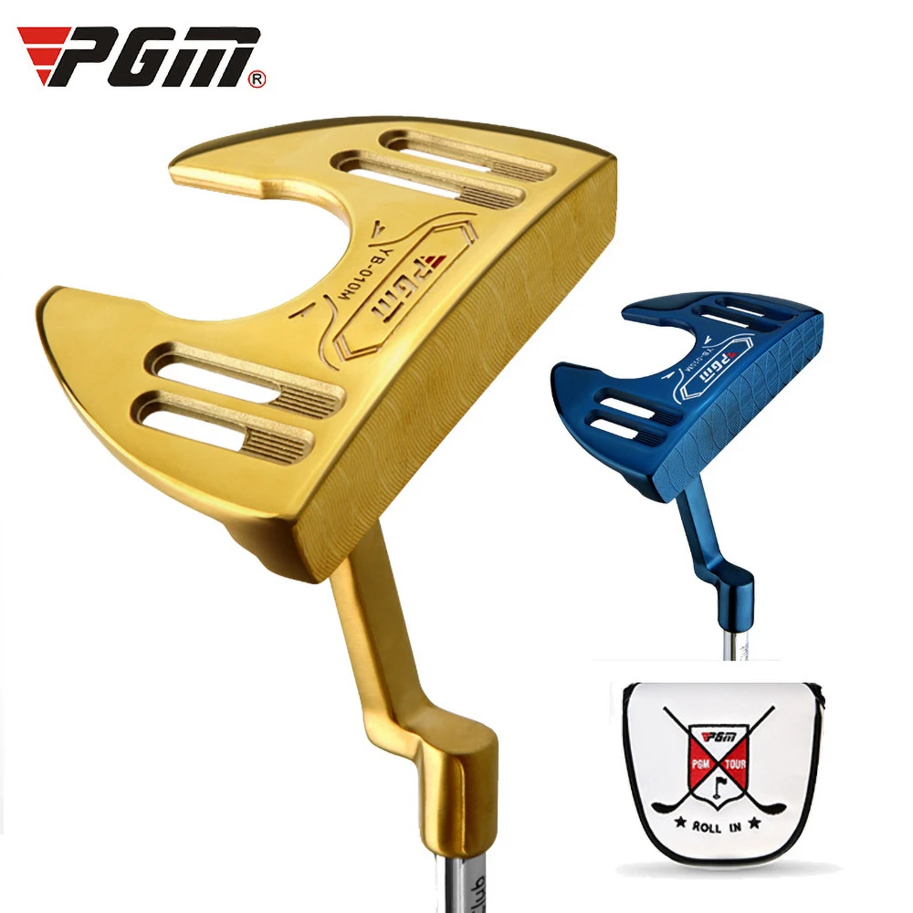 PGM Golf Club With Sight Line, Large Grip Putter Stainless Steel Shaft