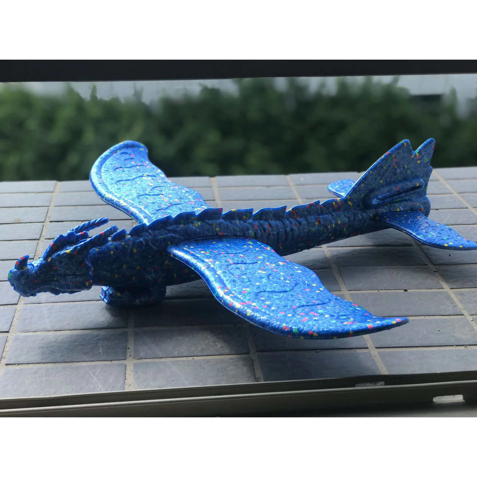 48cm Inertial Foam EPP Plane Toy Chinese Dragon Hand Launch Throwing Glider 48cm Inertial Foam EPP Plane Toy Chinese Dragon Hand Launch Throwing Glider