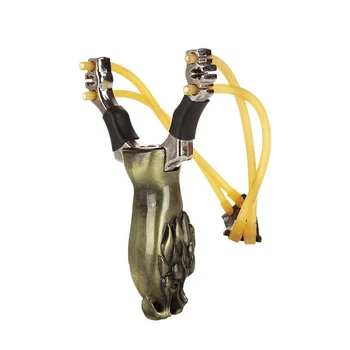 

Powerful Slingshot AluminiumAlloy Slingshot Catapult Bow Camouflage Un-hurtable Outdoor Game Hunting Sling Shot Hunt Accessories