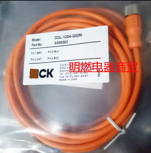 DOL-1204-G02M четырёхконтактный прямой кабель 100% новый и оригинальный фотокабель 6009383 |