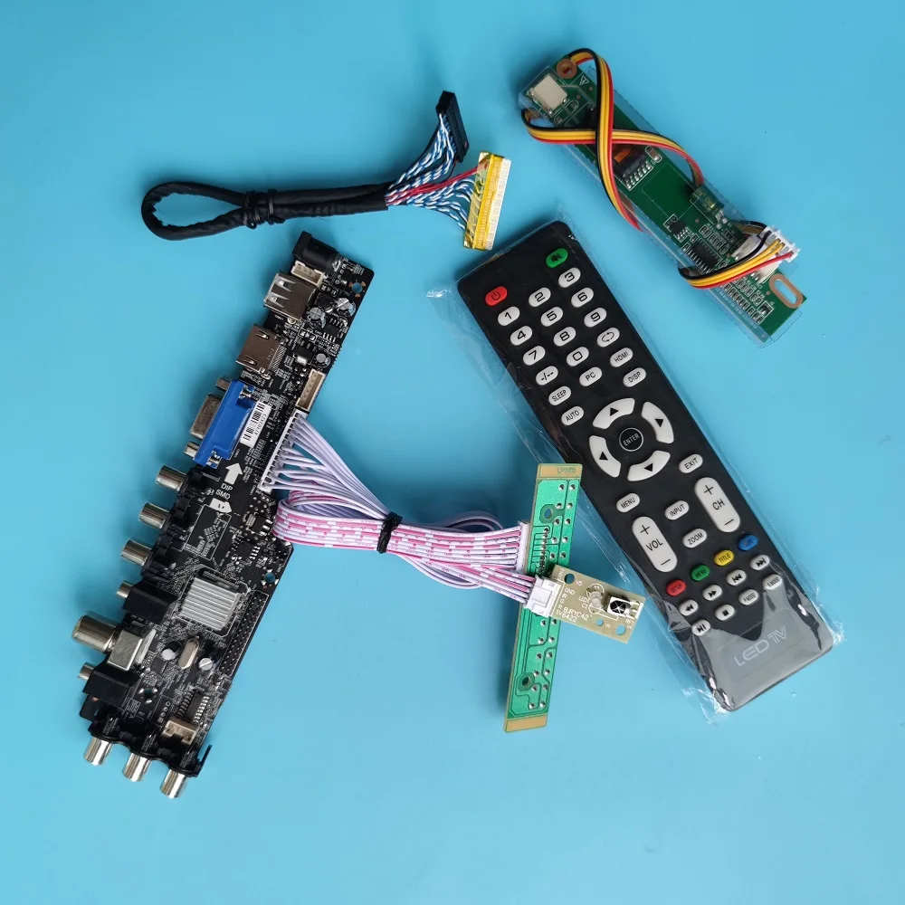 Комплект для B141EW04 1280X800 совместимому с HDMI светодиодный USB VGA AV ТВ драйвер цифровой