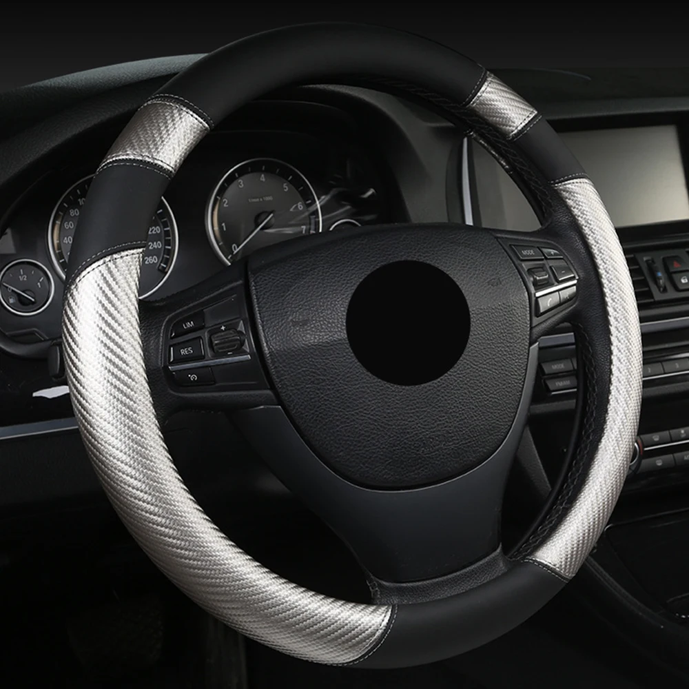 Универсальный чехол на руль подходит для Mazda Demio Mazda 2 Axela Mazda 3 CX-3 CX-5 Audi A1 A3 A4 A5 A6 Q2 Q3 Q5 Lexus CT NX и т. д
