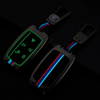 Metal Car Smart Key Case Cover Shell Fob For Land Rover Range Rover Evoque Sport Discovery Freelander For Jaguar XF XE A9 X8 XJ - Metal Car Smart Key Case Cover Shell Fob For Land Rover Range Rover Evoque Sport