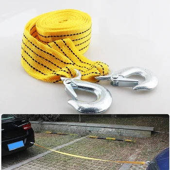 

4M 3 Tons Tow Rope Car Safety First Aid Traction Pull Rope Nylon Trailer Rope for Ford Focus Fusion Escort Kuga Ecosport Fiesta