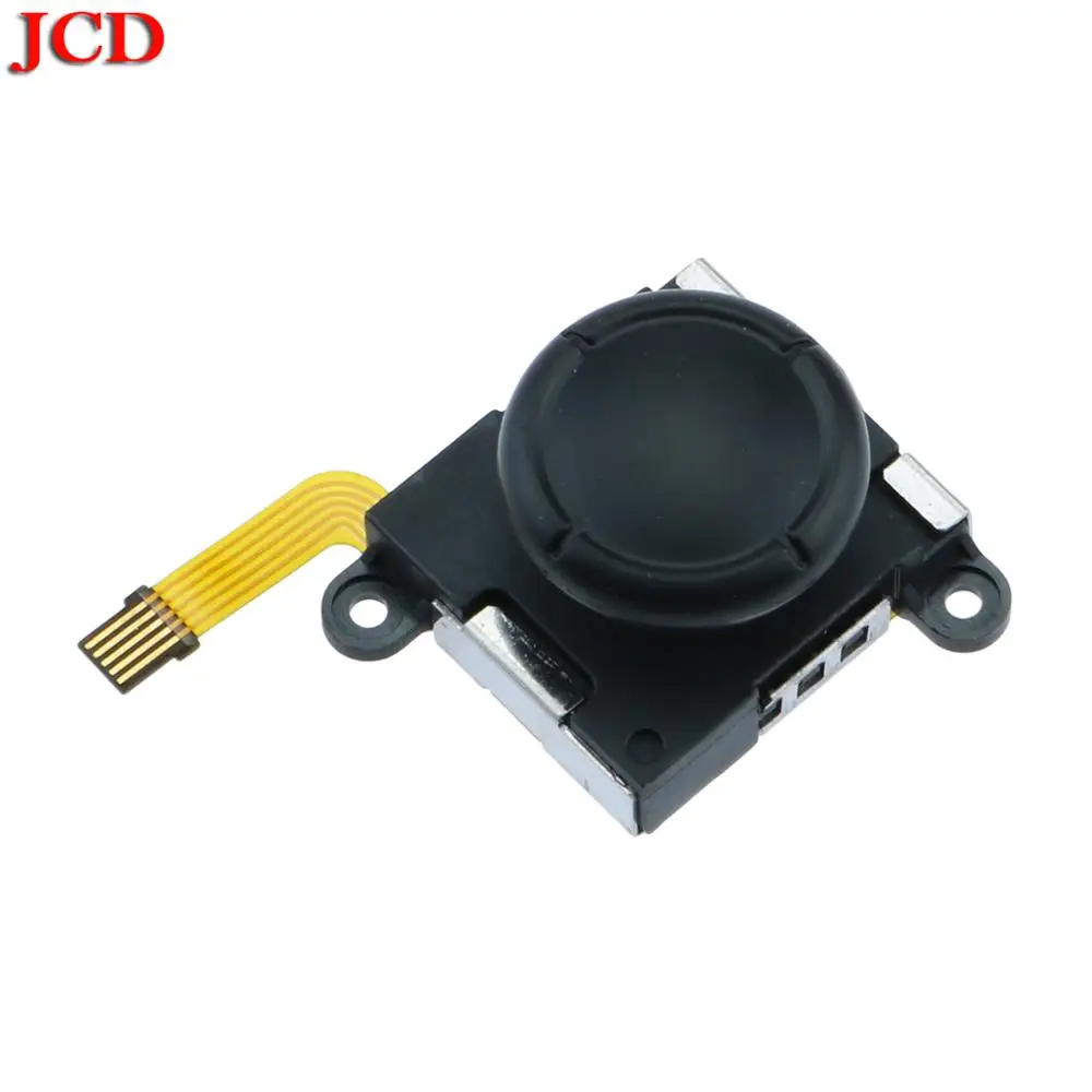 JCD черный 3D аналоговая Ручка Джойстик Кулисный джойстик сенсор модуль для переключателя NS контроллер Запчасти для ремонта DIY цветные кнопки