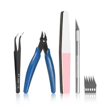 Полировальные стержни, набор для сборки моделей, пинцет, маркер, ручка, открывалка, шлифовальный моделирующий набор, набор для гравировки, ручка