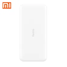 Xiao mi Red mi power Bank 20000 мАч power bank QC3.0 портативное зарядное устройство 2 usb-порта аккумулятор внешний аккумулятор mi power Bank 20000 мАч