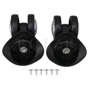 

BQLZR 2pcs 55mm Dia Luggage Caster Replacement W299# Suitcase Spinner Wheels