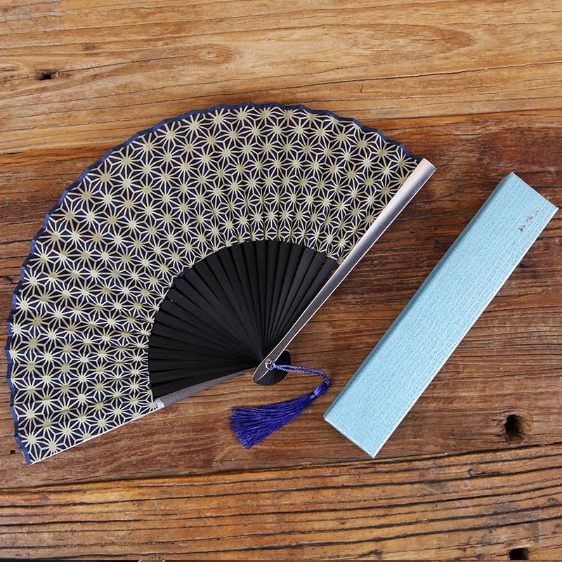 

Solid Color Aluminum Alloy Stainless Steel Fan Kung Fu Folding Fan Gift Craft Dance Hand-held Folding Fan Men and Women