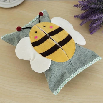 

1PC Cotton and Linen Tissue Box Napkin Holder Home Decor Boxes Travel Car Portable Pouch Paper Cloth Bag Towels Paper Hanging