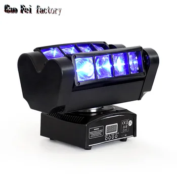 

Stage Light Dj Disco Light Led 8X10W Rgbw 4In1 Led Spider Beam Moving Head Light