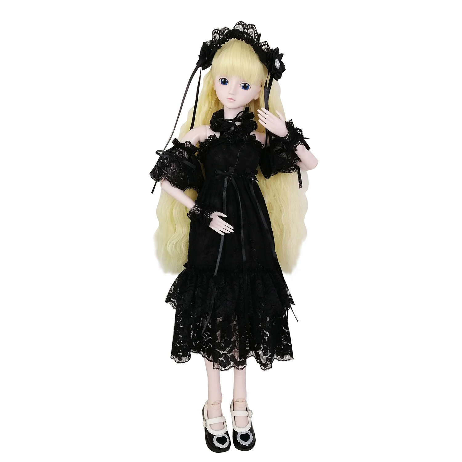 2" BJD полный набор+ ночная Лолита 1/3 BJD SD кукла 56 см 19 шарнирных кукол черный карманник Девушка торт модель игрушки+ аксессуары подарок