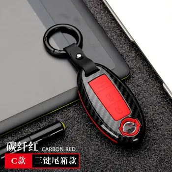 Cover Telecomando/chiave per nissan juke qashqai j10 versa micra qashqai j11 x trail t32 qashqai accessorie micra k12 calci murano foglia - Cassa chiave dell automobile per nissan juke qashqai j10 versa micra qashqai j11 x trail