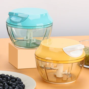 

Manual Meat Grinder Vegetables Mincer Slicer Mini Multifunction Food Processor Picador De Alimentos Kitchen Mixer Tool MM60JRJ