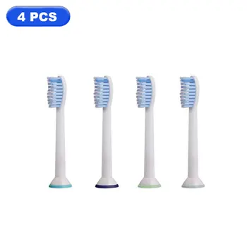 

Vbatty 4 pcs Electric Toothbrush Heads Replacement For Philips Sonicare P-HX-6054 HX6054 Soft Bristles Oral Tooth Brush Heads