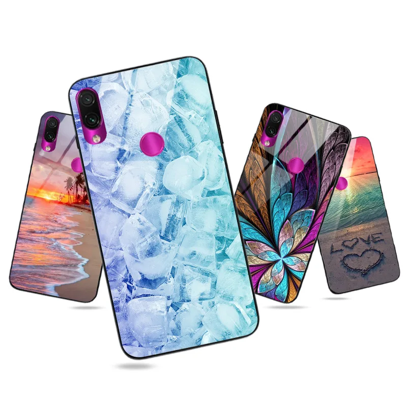 Чехол с морской волной Red mi Note 8 Pro для Xiao 7 7A 6A 5A 8A A задняя крышка красный Capa Lite SE