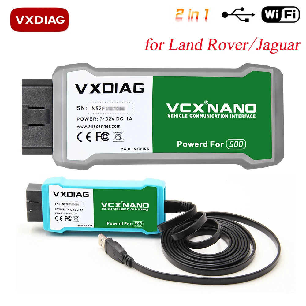 Диагностический сканер VXDIAG VCX NANO для Jaguar Land Rover инструмент онлайн