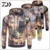 Daiwa Hoodie Fishing Clothing Толстовка Мужская Лоскутная Дышащая Рыболовная рубашка с длинным Рукавом Спортивная Одежда на Открытом Воздухе Рыболовная Одежда