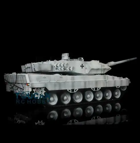 Henglong 1/16 6,0 Пластик Leopard2A6 Р/У танки 3889 FPV SteelGearbox отдача ствола TH16209