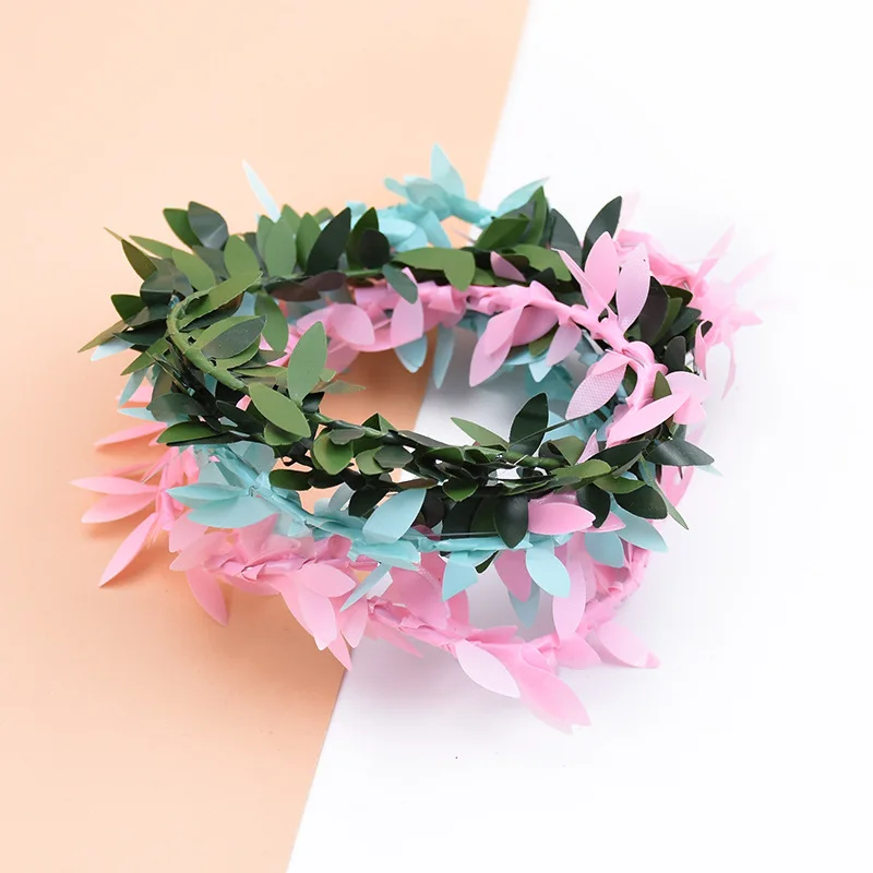 1pcs / 100cm silk vine artificial green leaf Christmas wedding decoration DIY garland gift scrapbook craft fake flower