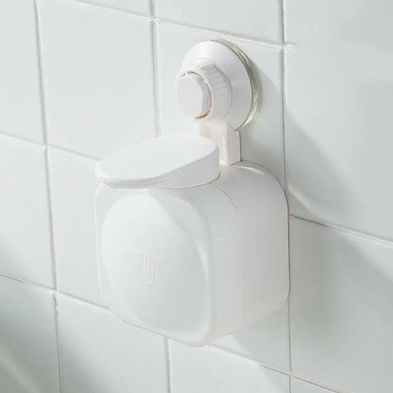 16cm Wall Mounted Manual Plastic Soap Dispenser Hand Sanitizer Press Type Box
