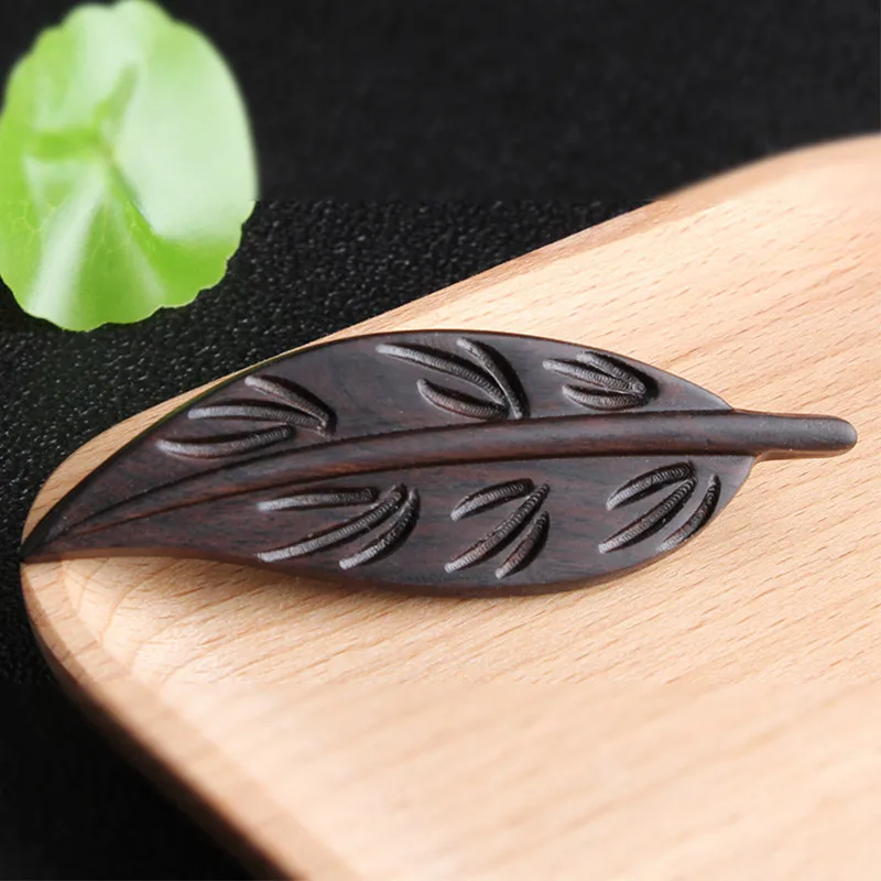 Ethnic Wood Leaf Brooches For Women Jewelry Sweater Suit Shirt Collar Fashion Vintage Flower Brooch Pins Accessories | Украшения и