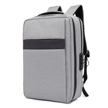 

Business Travel Notebook Bag Anti-theft Backpack USB Port Big Capacity Schoolbag Comfortable Large Capacity