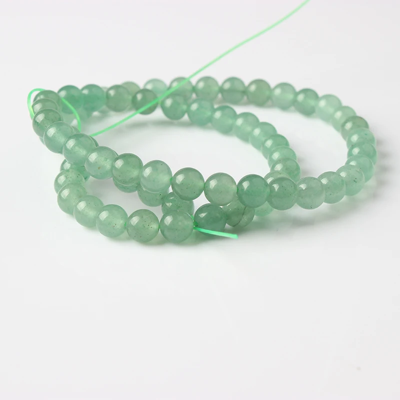 LIngXiang модный натуральный ювелирный светильник зеленый авантюрин свободные бусины 4 6 8 10 12 мм DIY браслет ожерелье аксессуары