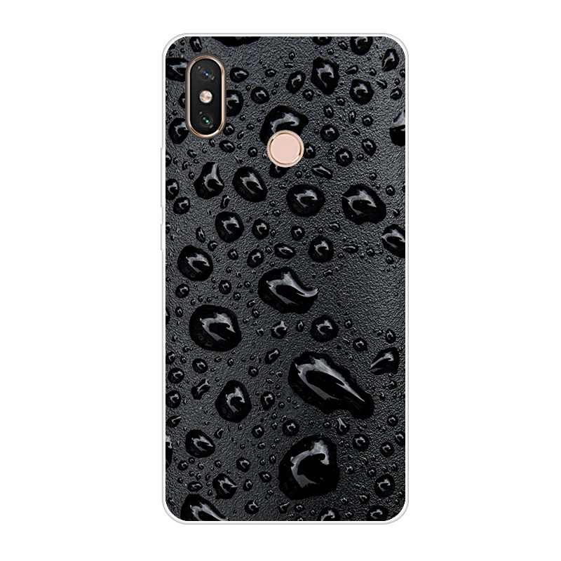 Чехол для Xiaomi Mi Max 3 Мягкий Силиконовый ТПУ цветочный мультяшный чехол 64 Гб 128 ГБ Max3
