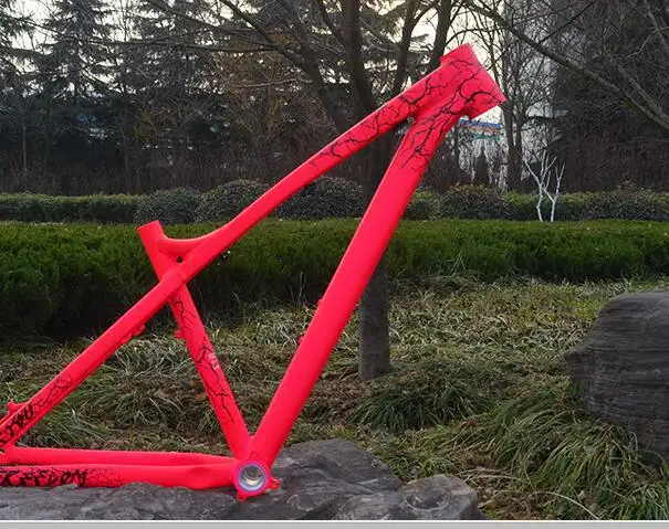 Пройти Quest 27,5 дюймов горный велосипед заготовка рамы Тормозная Рама Алюминиевый сплав рама велосипеда аксессуары - Цвет: M mbucket shaft
