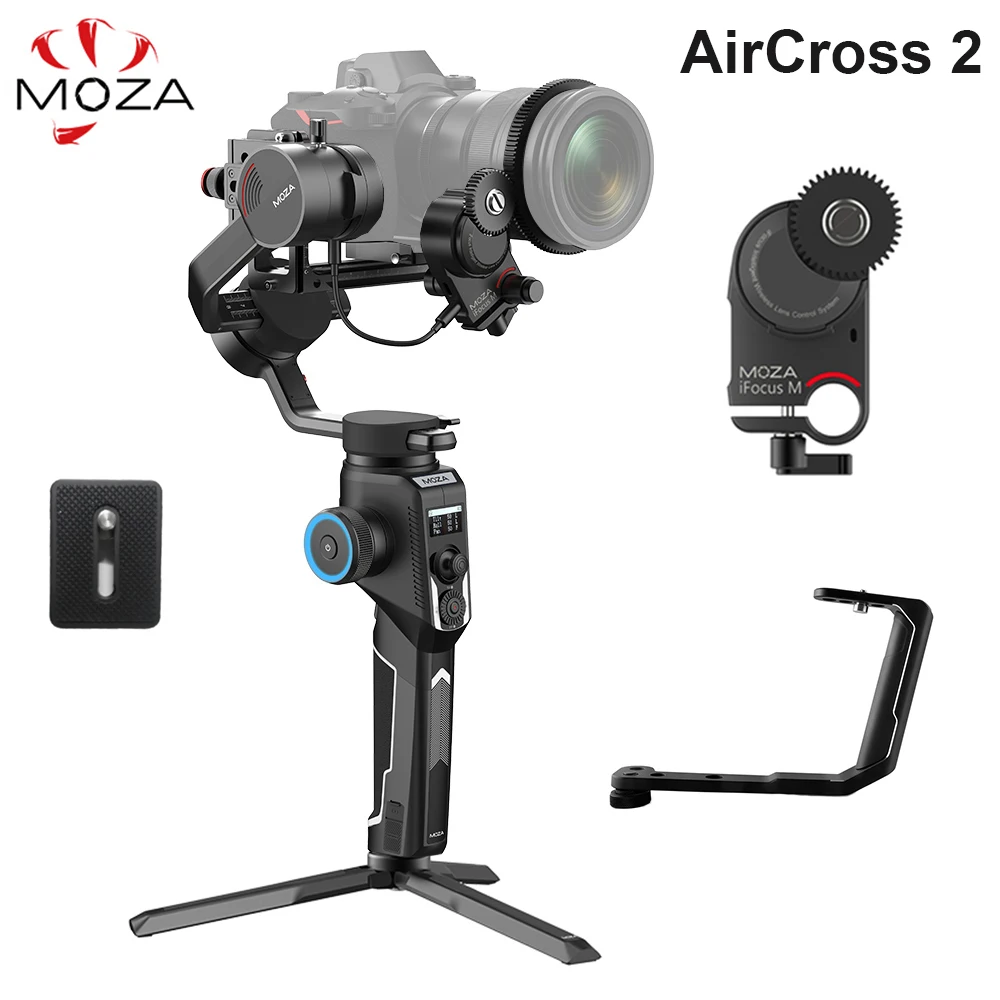 Комплект Moza AirCross 2 3 осевой ручной карданный стабилизатор для Sony A7 A7II A6400 A9 Panasonic GH5