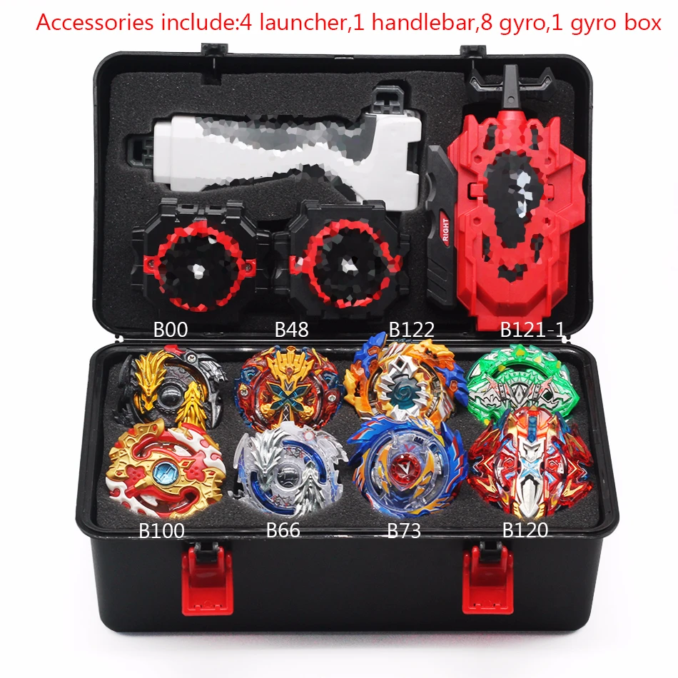 Beyblade Burst Toy B150 B149 B148 Metal Funsion Bayblade Set Storage Box With Handle Launcher Plastic Box Toys For Children gift - Цвет: B01