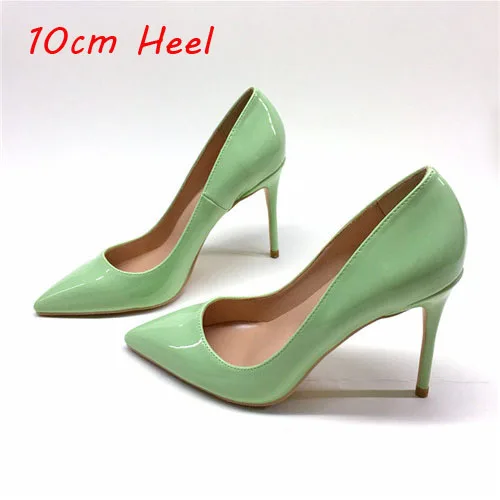 light green pumps