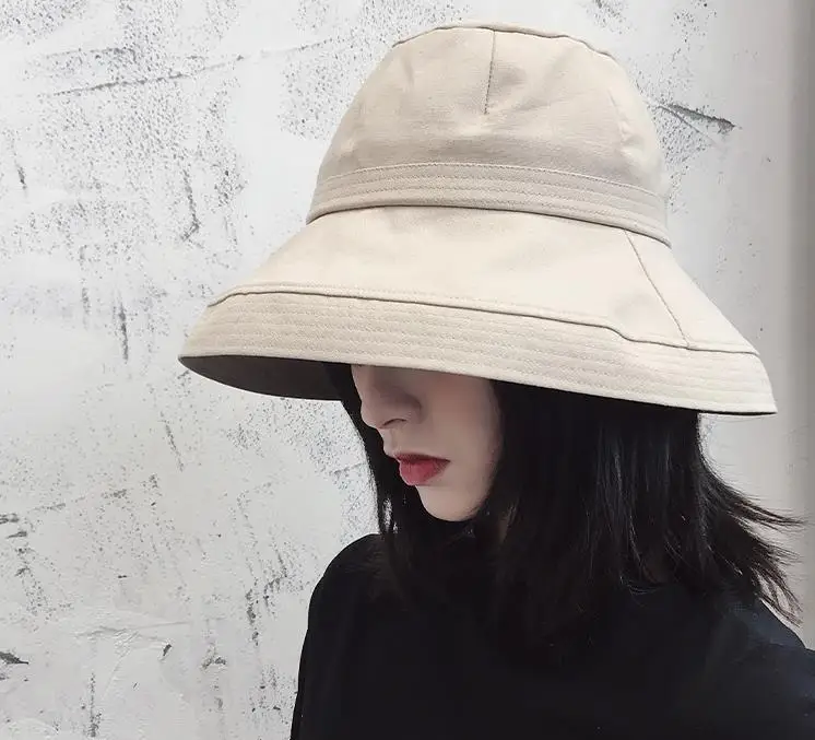 

CHIC Online Celebrity Bucket Hat Children Korean-style Versatile Japanese-style Literature And Art Hipster Spring And Summer Bla