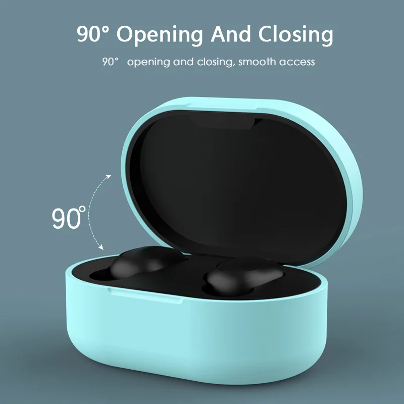Новейший защитный чехол для беспроводных Bluetooth-наушников TWS силиконовый Xiaomi/Redmi