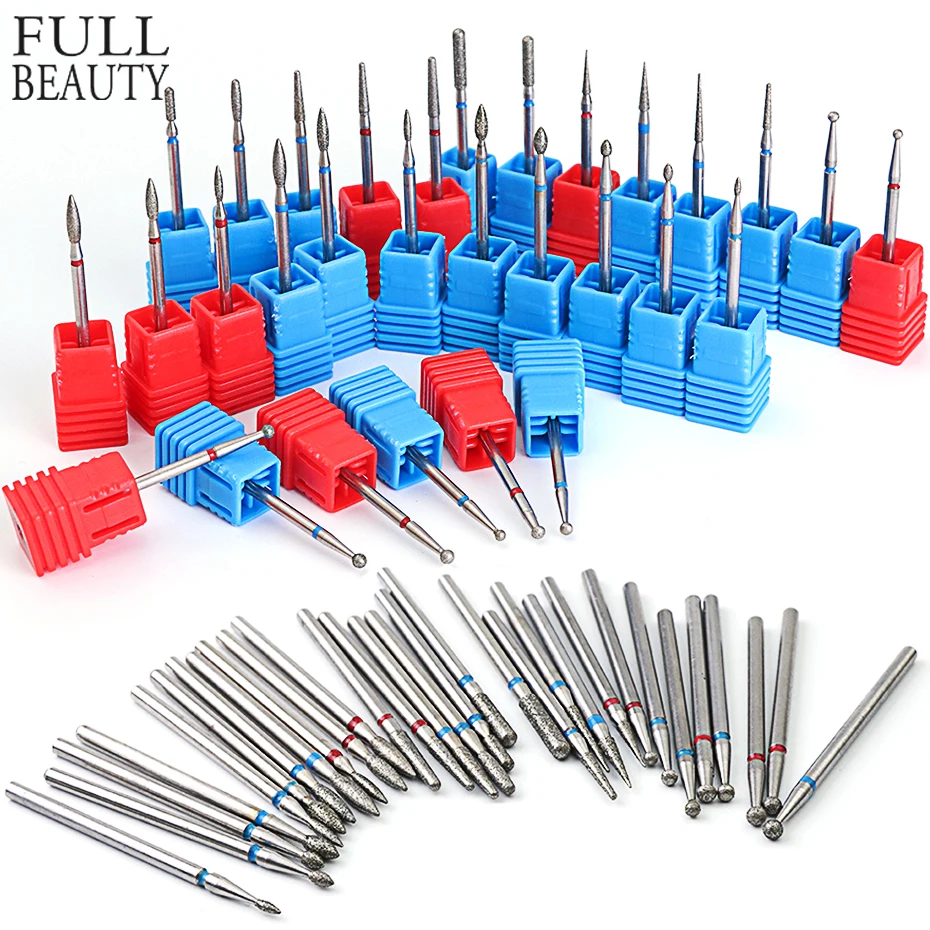 

29 Design Safe Nail Drill Bits Burr Diamond Milling Cutter For Manicure Cutters For Removing Gel Varnish Nail Art Tool CH01-29-1