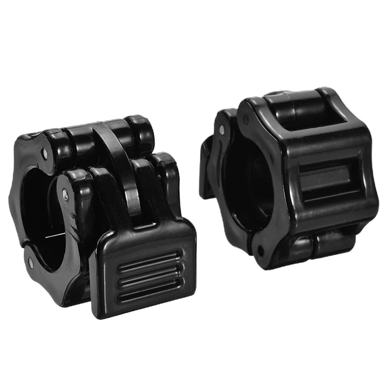 1 Pair 25mm Barbell Lock Collars Clamp Weight Lifting Bar Lock Gym Dumbbell For Fitness Training Body Building High Quality
