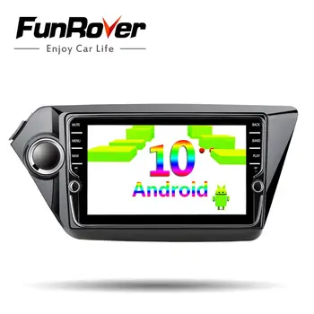 

Funrover 2 din dvd 8 core Android 10.0 Car Radio Multimedia Video Player For kia rio k2 2011-2015 rio 3 Navigation GPS DSP 64G