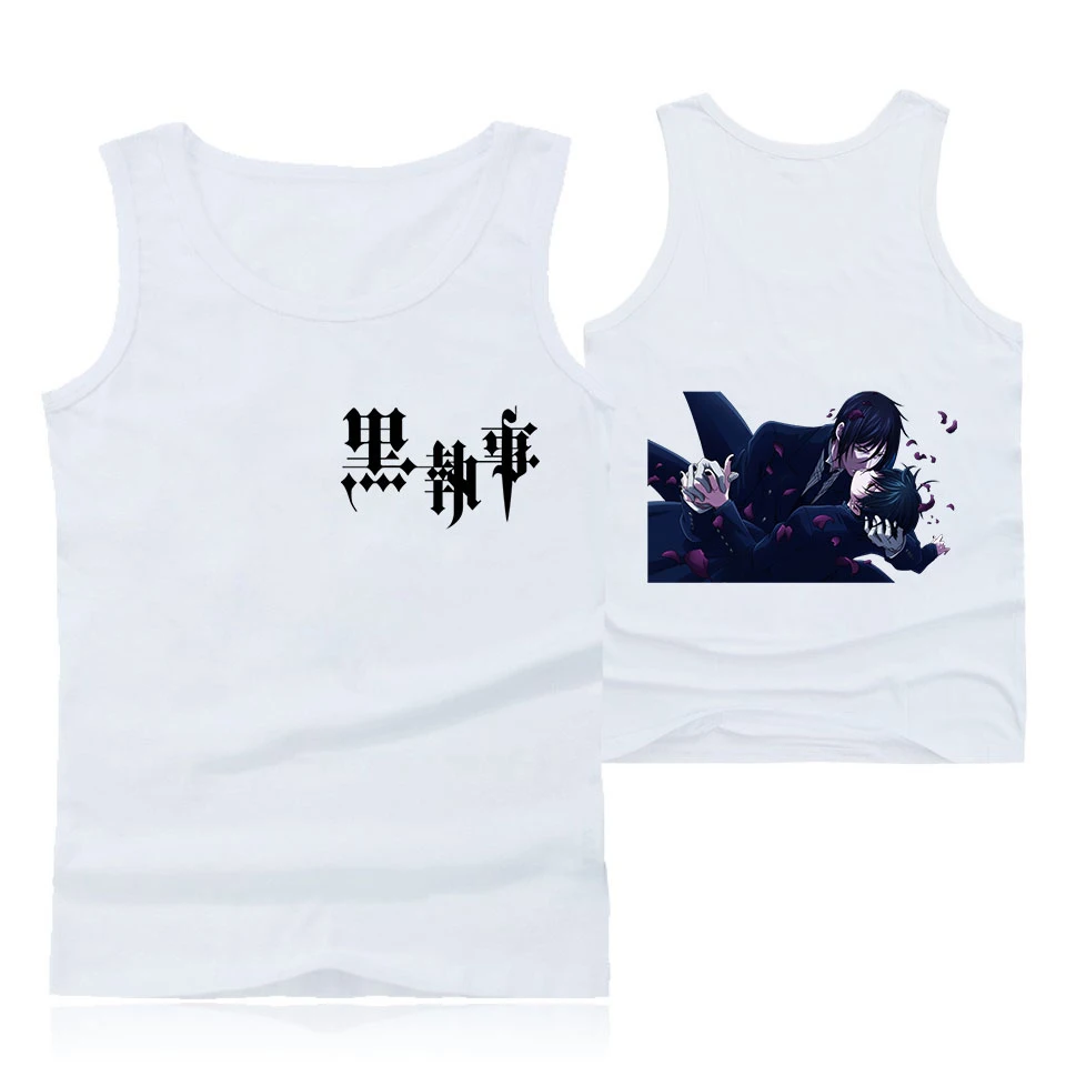 fitness sportsTank Tops 100%cotton sleeveless Tank Tops loose personality youthhurdle trend wide shoulder men