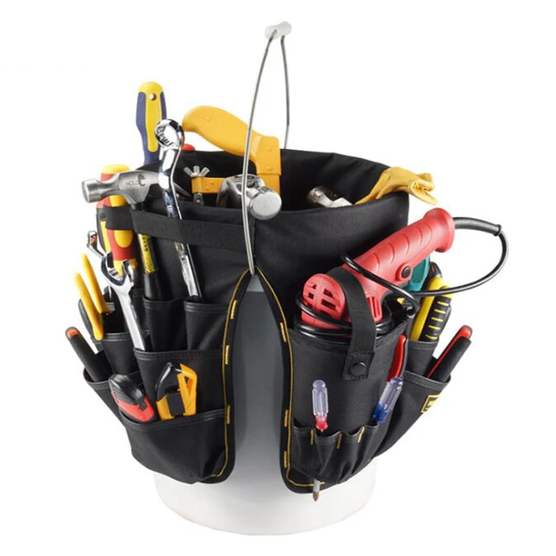 5 Gallon Bucket Organizer Bucket Tool Bag With 42 Storage Pockets Fits to  3.5-5 Gallon Bucket (Tools&Bucket Excluded) - AliExpress