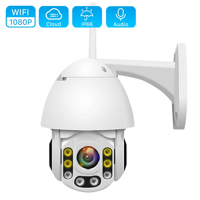 1080P облако Wifi PTZ Камера открытый 2MP автоматическое слежение за домашняя ip-камера