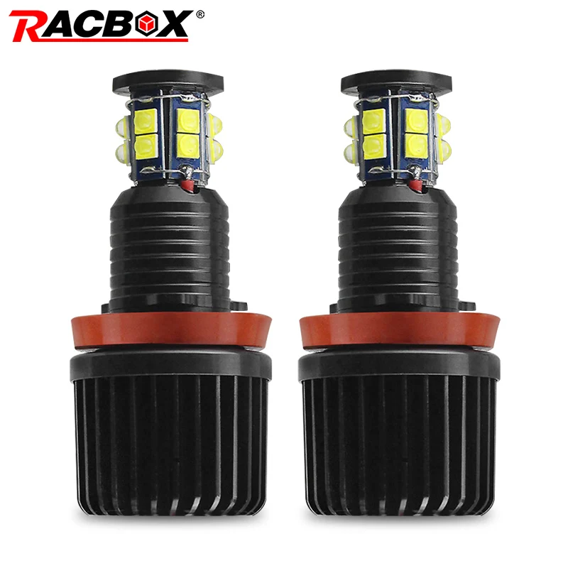 

Racbox 2Pcs/set Led Angel eyes Headlamps Six-sided for Excellent LED Chips Canbus For BMW E61 535xi E63 E64 650i E70 X5 E71 X6