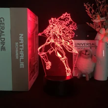 

Anime Game Figure Arataki Itto Night Light Genshin Impact Lamp Room Decor Banana Fish Base And Acrylic Board Are Sold Separately