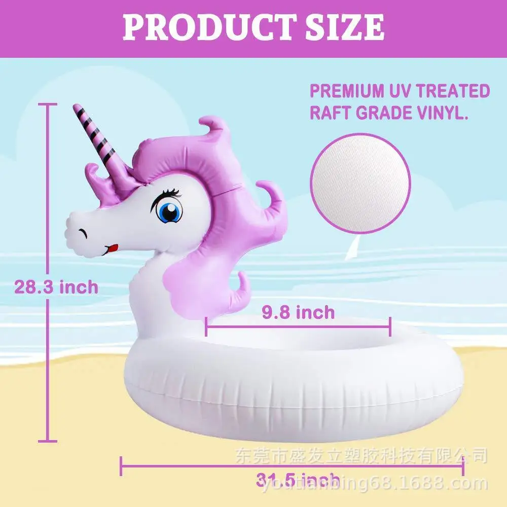 

Unicorn Pool Floating Inflatable Unicorn Swimming Tube Children Pool Swim Ring Hippocampus Swim Ring Industry